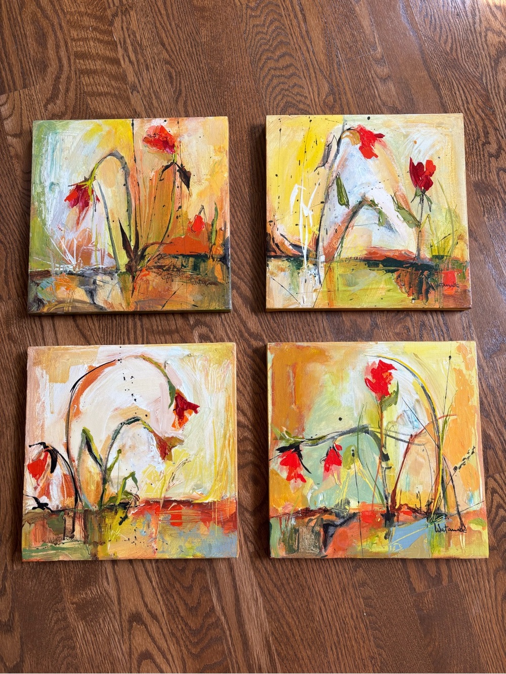 Carole Watanabe “Woodland Series” canvas artwork